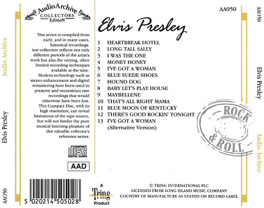 13 Reflective Recordings (Tring AA050 Taiwan Import) - Elvis Presley Various CDs