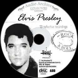 13 Reflective Recordings (Tring AA050 Phillipines) - Elvis Presley Various CDs