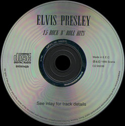 Elvis Presley Various CDs 15 Rock 'N' Roll Hits - Elvis Presley Various CDs