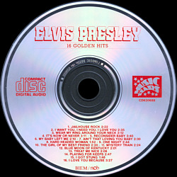 16 Golden Hits (Music Stars) - Elvis Presley Various CDs