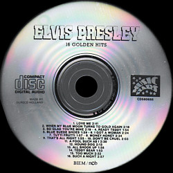 16 Golden Hits (Music Stars 1989) - Elvis Presley Various CDs