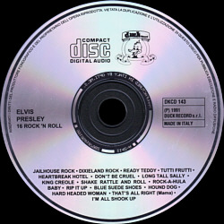16 Rock 'n Roll  (Duck Record) - Elvis Presley Various CDs