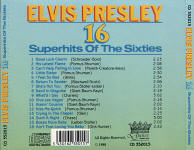 16 Superhits Of The Sixties - Elvis Presley Various CDs