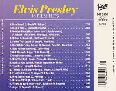18 Film Hits (Wave 2686902) - Elvis Presley Various CDs