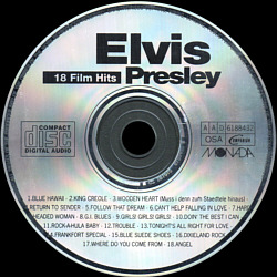 18 Film Hits - Companion Companion / Monada 6188432  -  Elvis Presley Various CDs