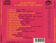 18 Greatest Love Songs - Elvis Presley Various CDs
