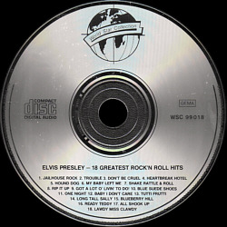 18 Greatest Rock 'n Roll Hits (WorldStarCollection WSC 99018) - Elvis Presley Various CDs