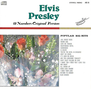 18 Numbers Original Version - Popular Big Hits (Eyebic AE-8Japan 1992) - Elvis Presley Various CDs