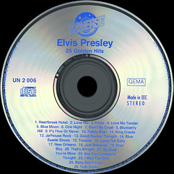 25 Golden Hits - Elvis Presley Various CDs