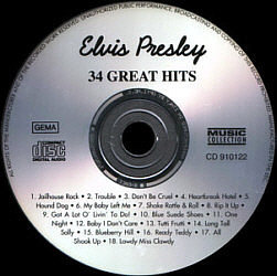 34 Great Hits - Elvis Presley Various CDs