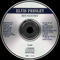 Elvis Presley Various CDs Elvis Presley Best Selection (Echo Industry Co., Ltd. VC-3005) Japan 1989 - Elvis Presley Various CDs