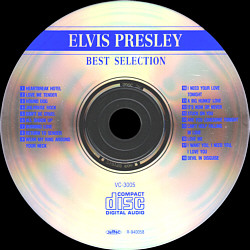 Elvis Presley Various CDs Elvis Presley Best Selection (Echo Industry Co., Ltd. VC-3005) Japan 1989 - Elvis Presley Various CDs