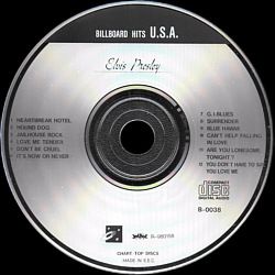 Elvis Presley Various CDs Billboard Hits U.S.A. (Chart-Top Discs – B-0038) - Elvis Presley - Elvis Presley Various CDs