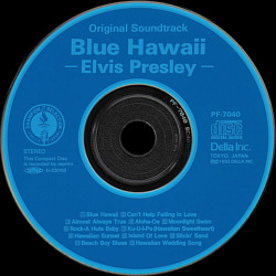 Blue Hawaii (Della Inc. PF-7040) - Elvis Presley Various CDs