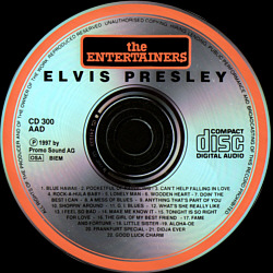 Blue Hawaii (The Entertainers) - Elvis Presley Various CDs
