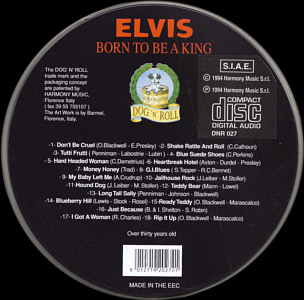 Elvis Presley Various CDs Elvis - Born To Be A King - Elvis Presley Various CDs