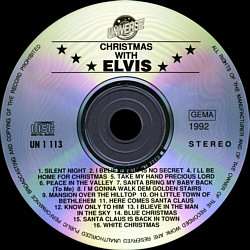 Christmas With Elvis (Universe UN 1 113) Germany 1992 - Elvis Presley Various CDs