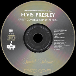 Early Contemporary Album (Eyebic Japan 1994) - Elvis Presley Various CDs