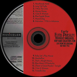 Elvis Presley Various CDs Early Elvis Presley (Musicolor 311 1103 - Germany 1992) - Elvis Presley Various CDs
