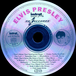 Elvis Presley Various CDs Early Recordings (Imtrat PR Records imm 40.90219 - Germany 1994) - Elvis Presley Various CDs