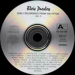 Early Recordings From The Fifties - Germany 1991 - Elvis Presley Various CDs