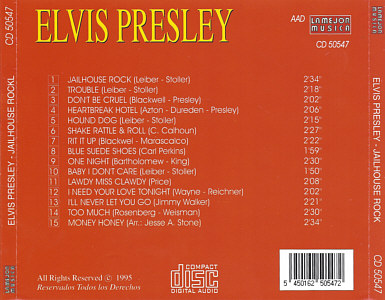 El Rock De La Carceln - Elvis Presley Various CDs