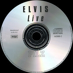 Elvis Live - Pilz 445880-2 - Elvis Presley Various CDs