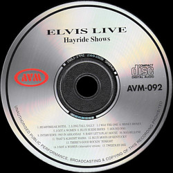 Elvis Presley Various CDs Elvis Live 1955 - Hayride Shows (AVM AVM-092) - Elvis Presley Various CDs