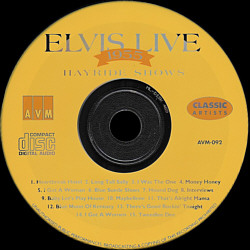 Elvis Presley Various CDs Elvis Live 1955 - Hayride Shows (AVM AVM-092) - Elvis Presley Various CDs