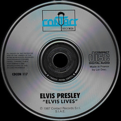 Elvis Presley “ELVIS LIVES”- 1987 - Contact CDCON 117 - Elvis Presley Various CDs
