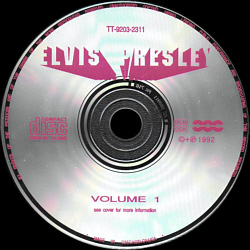 Elvis Presley Various CDs Elvis Presley - TT-9203-2311 GZ Czechoslovakia 1992 - Elvis Presley Various CDs
