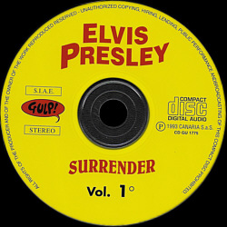 Elvis Presley Vol. 1  Surrender - Gulp 1993 - Elvis Presley Various CDs