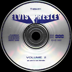 Elvis Presley Various CDs Elvis Presley - TT-9204-2311 GZ Czechoslovakia 1992 - Elvis Presley Various CDs