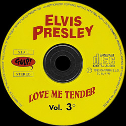 Elvis Presley Vol. 3  Love Me Tender - Gulp 1993 - Elvis Presley Various CDs