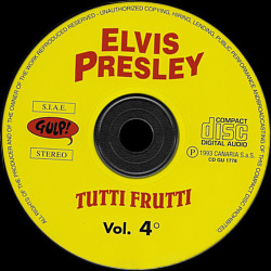 Elvis Presley Vol. 4 Tutti Frutti - Gulp 1993 - Elvis Presley Various CDs