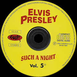 Elvis Presley Vol. 5 Such A Night - Gulp 1993 - Elvis Presley Various CDs