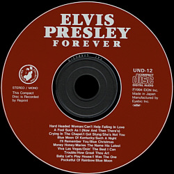 Elvis Presley Forever (3 CD Box Japan 1994 - Eion 3UN-4 - Elvis Presley Various CDs