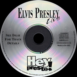 Elvis Presley Live - 1995 - Hey Presto! - Elvis Presley Various CDs