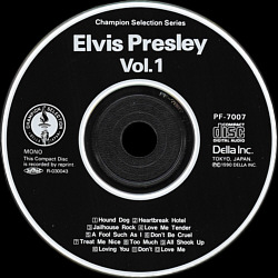 Elvis Presley Various CDs Elvis Presley Vol. 1 (Champion Selection Series Japan 1990) - Elvis Presley Various CDs