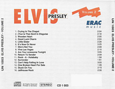 Elvis Presley Volume 1 - 3 (3 CD Box Erac) - Elvis Presley Various CDs