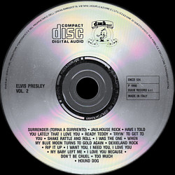 Elvis Presley Vol. 2  - Duck Records 1990 - Elvis Presley Various CDs