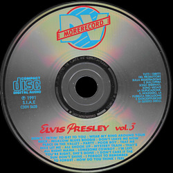 Elvis Presley Various CDs Elvis Presley Vol. 3 (More Record Italy 1993) - Elvis Presley Various CDs