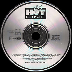 Elvis Presley Various CDs Elvis Scotty & Bill (Hot Line 447.064-2 - 1989) - Elvis Presley Various CDs