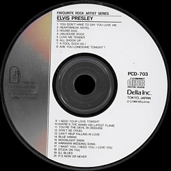 Elvis Presley Various CDs Favourite Rock Artist Series (Della Japan 1993) - Elvis Presley Various CDs