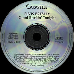 Good Rockin' Tonight Caravelle- Elvis Presley Various CDs