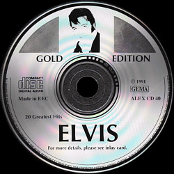 Elvis Presley Various CDs Gold Collection - Alex 1992 Germany - Elvis Presley Various CDs