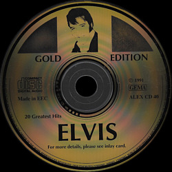 Elvis Presley Various CDs Gold Collection - Alex 1991 Germany - Elvis Presley Various CDs
