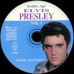 Elvis Presley Vol. 3 - Golden Age - Elvis Presley Various CDs