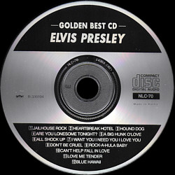 Elvis Presley Various CDs Golden Best CD - (Lily NLC-70 Japan) - Elvis Presley Various CDs