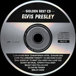 Elvis Presley Various CDs Golden Best CD - (Tone NLC-70 Japan) - Elvis Presley Various CDs